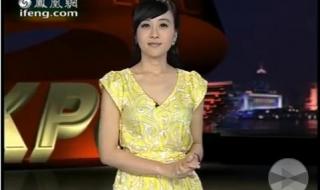 凤凰卫视主持人杨舒